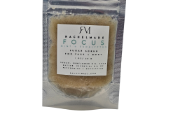 FOCUS Mint + Eucalyptus Sugar Scrub with Shea Butter Travel Packet 1oz